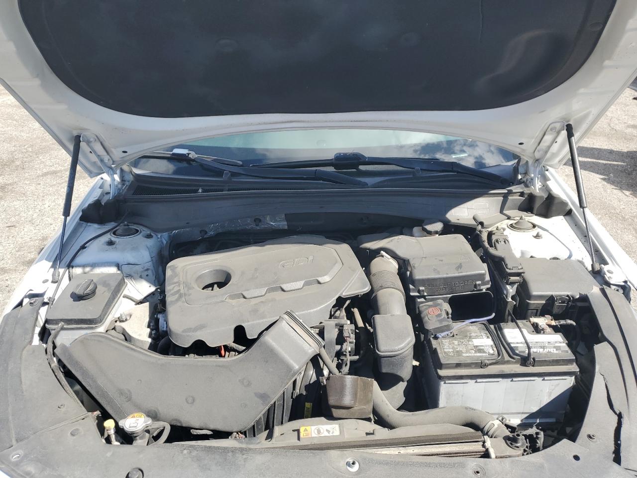 2016 KIA Optima VIN 5XXGT4L33GG036762 Copart auction photo, front end damage thumbnail 12