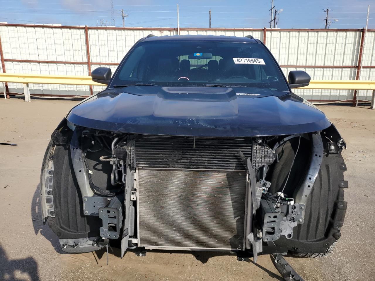 2020 Ford Explorer VIN 1FMSK7DH2LGA91081 Copart auction photo, front end damage thumbnail 5