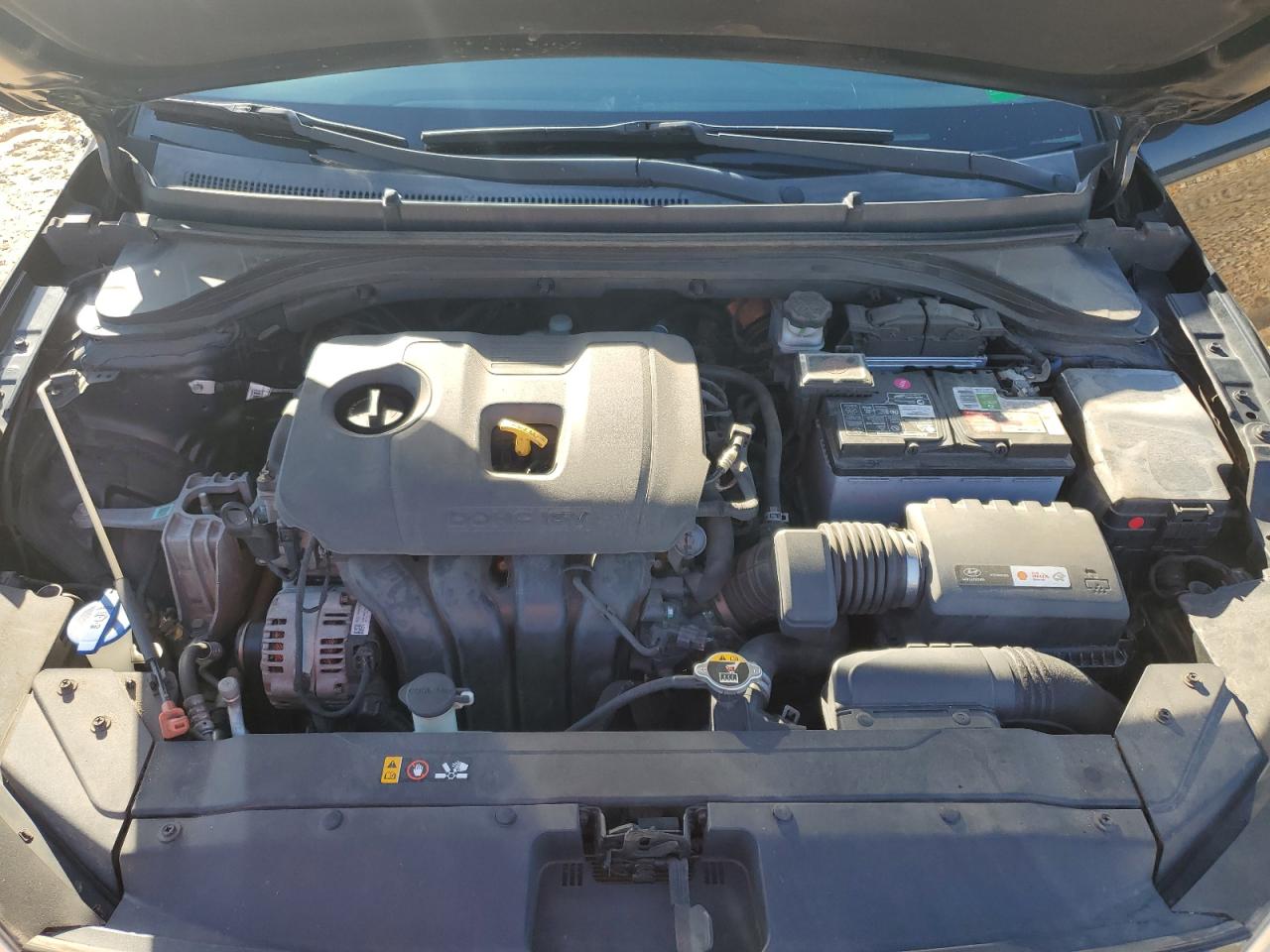 2019 Hyundai Elantra VIN 5NPD84LF2KH406076 Copart auction photo, rear end damage thumbnail 11