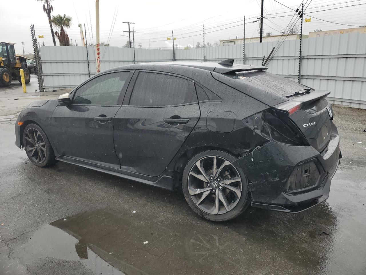 2019 Honda Civic VIN SHHFK7G48KU203467 Copart auction photo, rear end damage thumbnail 2