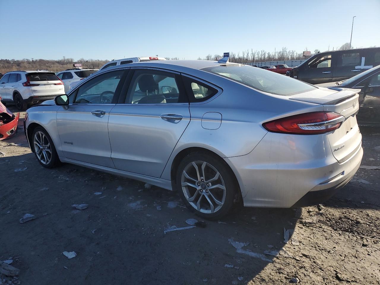 2019 Ford Fusion VIN 3FA6P0RU5KR240214 Copart auction photo, front end / minor dent/scratches damage thumbnail 2
