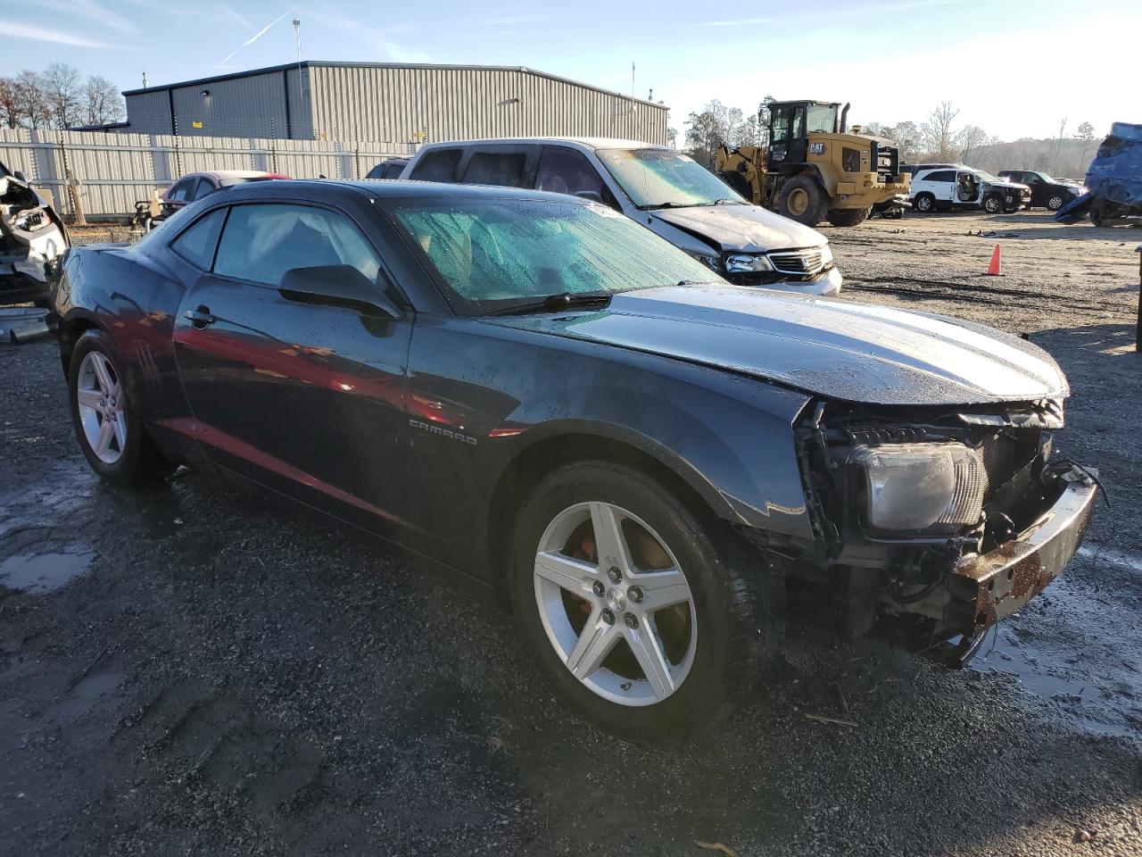 2013 Chevrolet Camaro VIN 2G1FE1E33D9170071 Copart auction photo, all over damage thumbnail 4