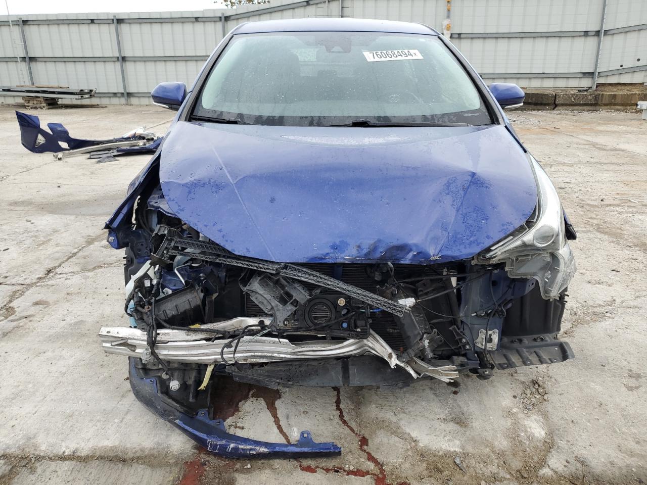 2018 Toyota Prius VIN JTDKARFU8J3550700 Copart auction photo, front end damage thumbnail 5