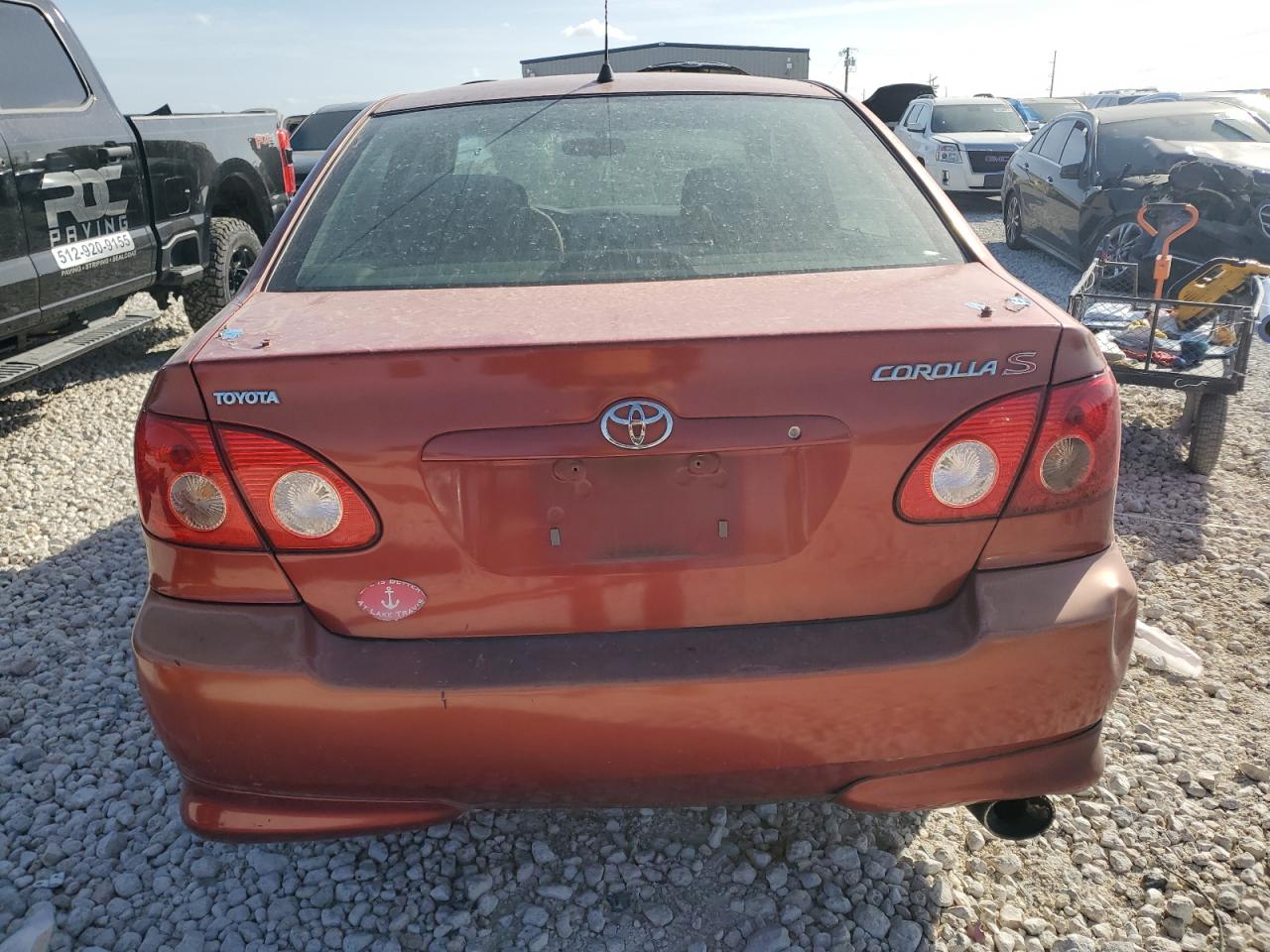 2008 Toyota Corolla VIN 1NXBR32E78Z976818 Copart auction photo, front end damage thumbnail 6
