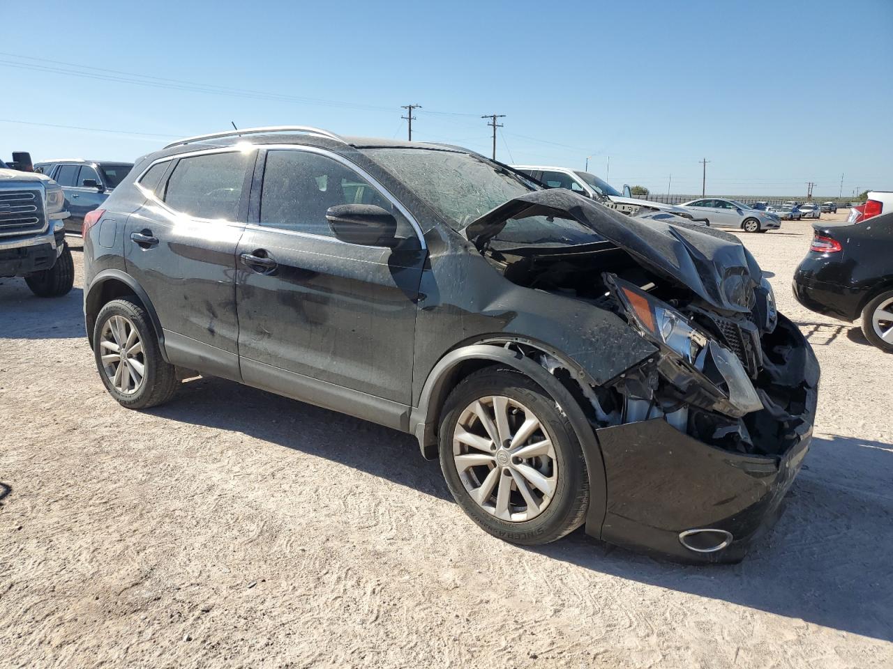 2018 Nissan Rogue VIN JN1BJ1CPXJW163910 Copart auction photo, front end / side damage thumbnail 4