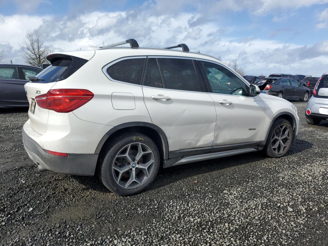 2016 BMW X1 VIN WBXHT3C32GP886229 Copart auction photo, all over damage thumbnail 3