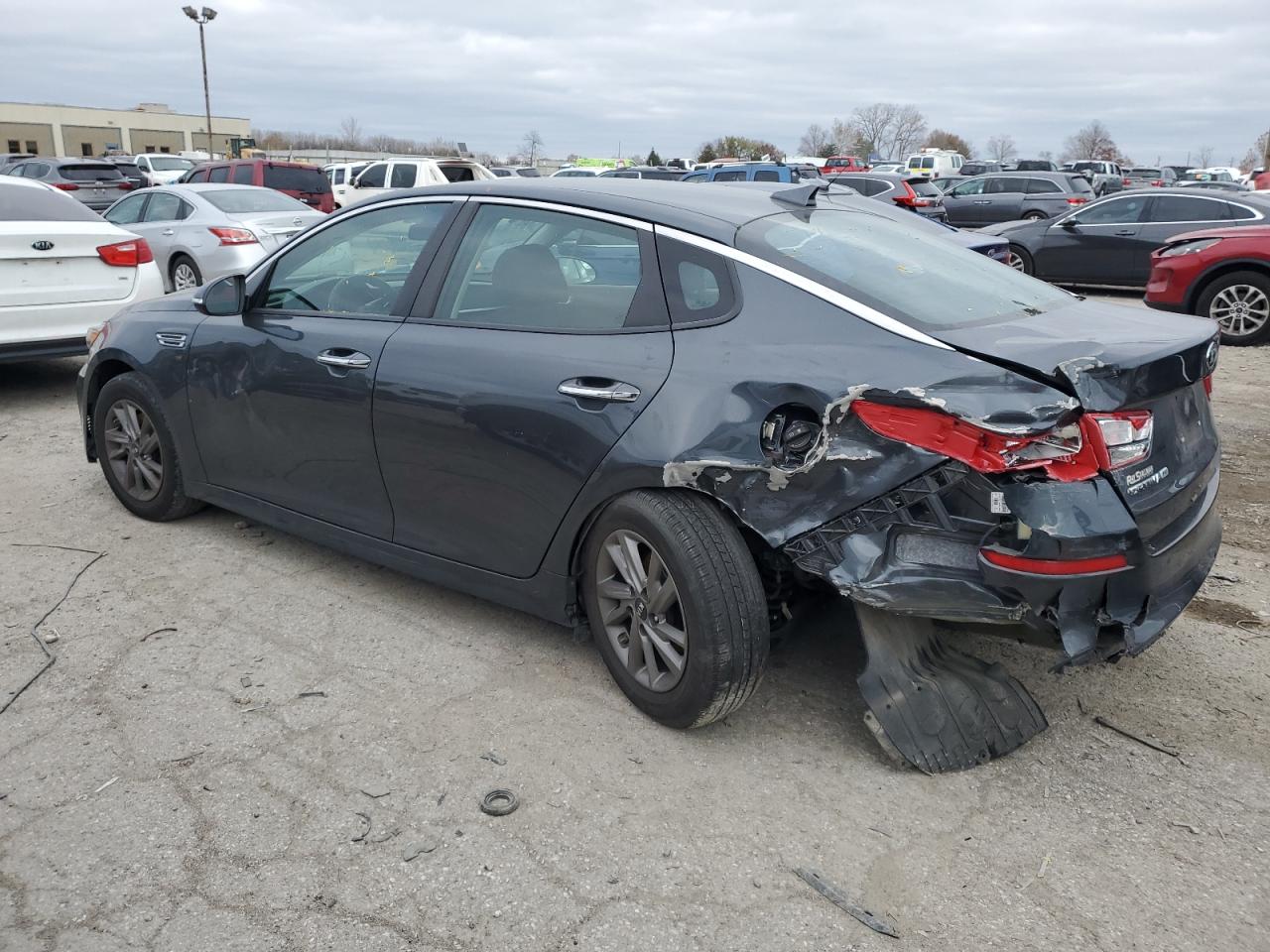 2020 KIA Optima VIN 5XXGT4L3XLG436800 Copart auction photo, rear end / mechanical damage thumbnail 2
