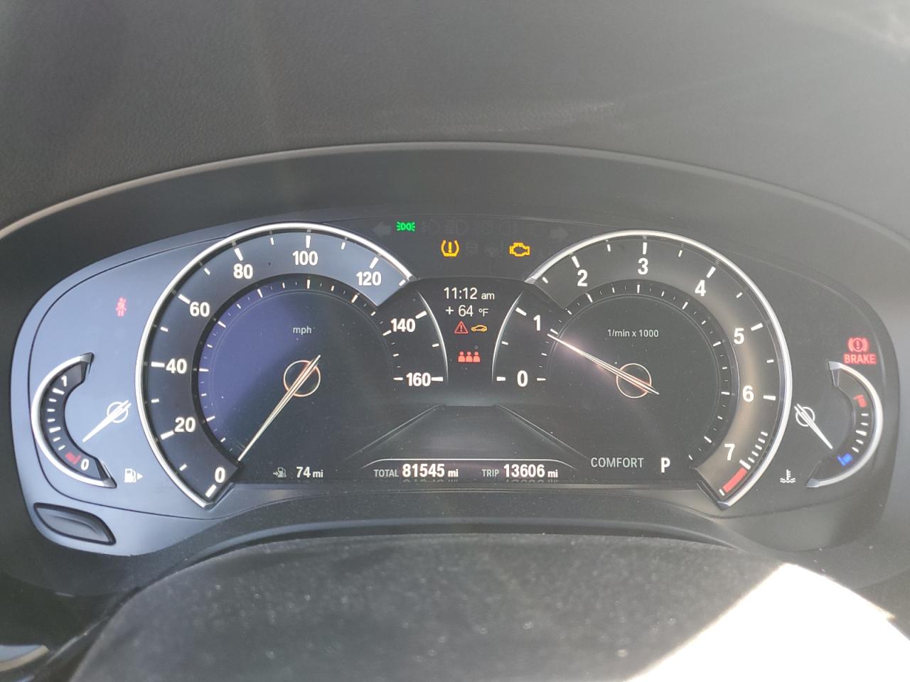 2018 BMW 5er VIN WBAJE5C55JG917581 Copart auction photo, side / front end damage thumbnail 9