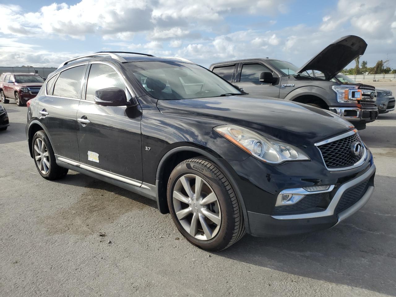 2017 Infiniti QX50 VIN JN1BJ0RP7HM386591 Copart auction photo, water/flood damage thumbnail 4