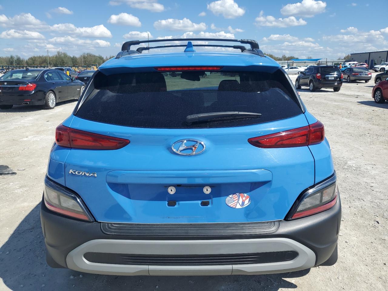 2022 Hyundai Kona VIN KM8K62AB4NU855248 Copart auction photo, front end damage thumbnail 6