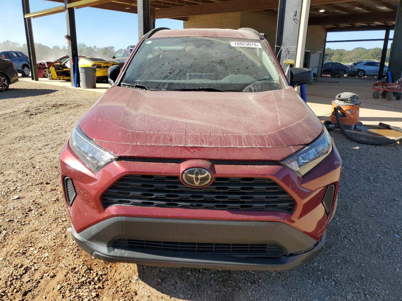 2020 Toyota RAV 4 VIN 2T3F1RFVXLC107539 Copart auction photo, side / rear end damage thumbnail 5