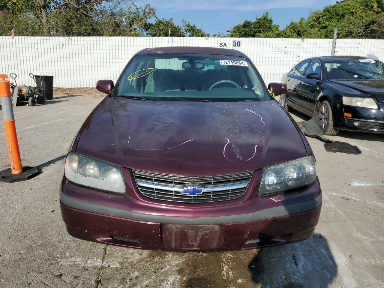 2004 Chevrolet Impala VIN 2G1WF52K149298194 Copart auction photo, rear end damage thumbnail 5