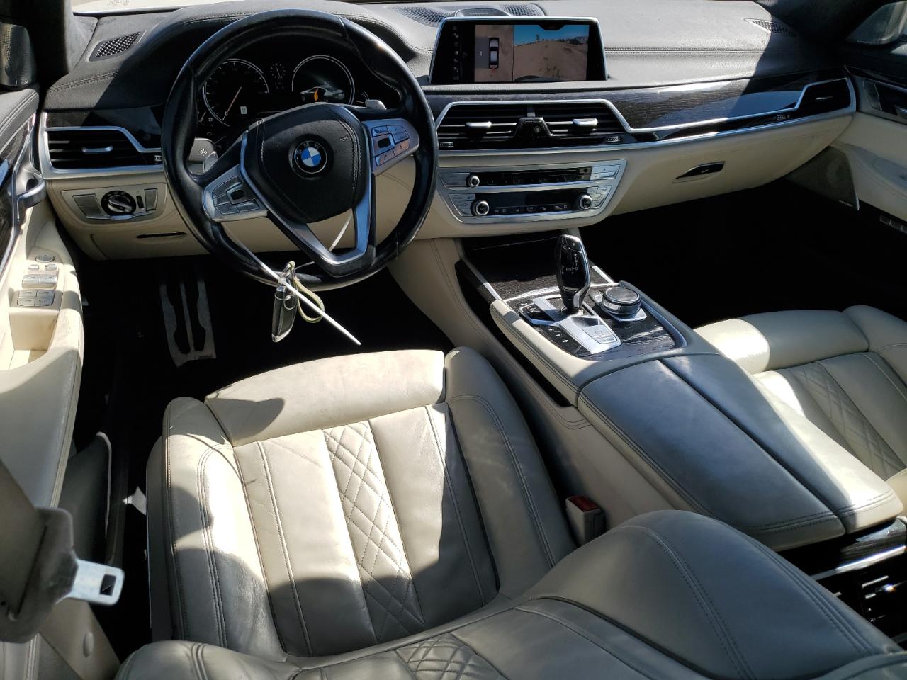 2016 BMW 7er VIN WBA7F0C55GGM20839 Copart auction photo, undercarriage damage thumbnail 8