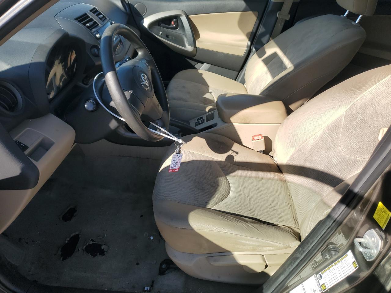2010 Toyota RAV 4 VIN 2T3BF4DV2AW065921 Copart auction photo, front end / side damage thumbnail 7
