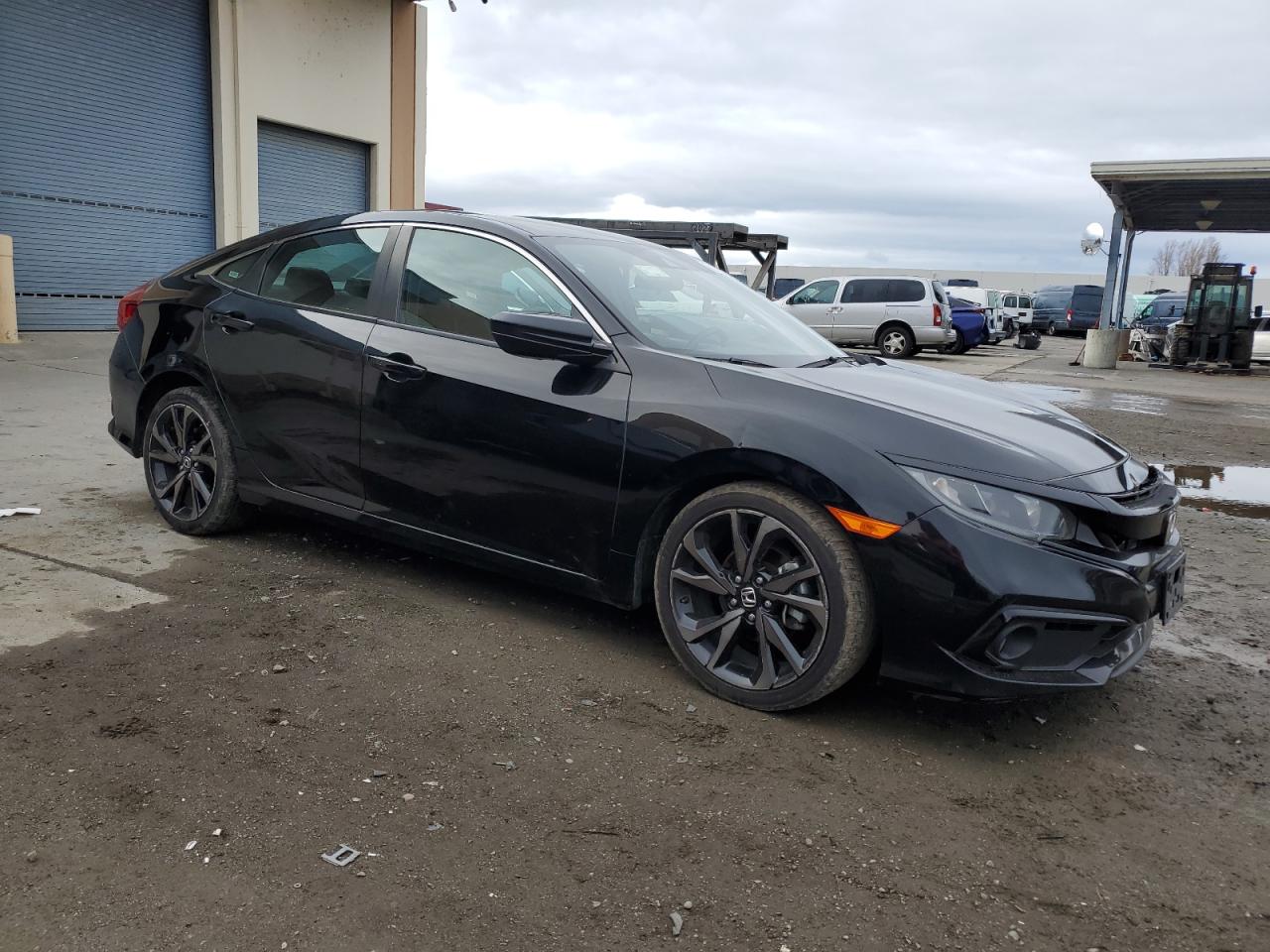 2021 Honda Civic VIN 19XFC2F83ME201897 Copart auction photo, front end damage thumbnail 4