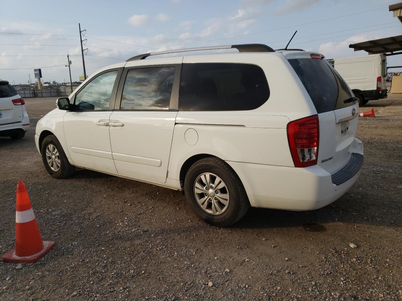 2012 KIA Sedona VIN KNDMG4C79C6502438 Copart auction photo, rear end damage thumbnail 2