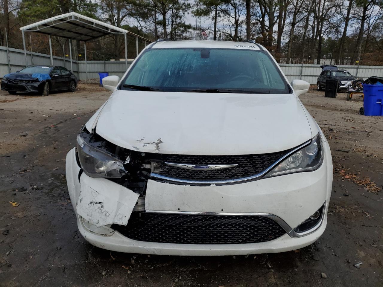 2020 Chrysler Pacifica VIN 2C4RC1BG7LR124856 Copart auction photo, front end / side damage thumbnail 5