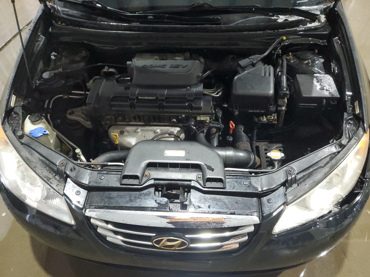 2010 Hyundai Elantra VIN KMHDU4AD2AU039189 Copart auction photo, rear end damage thumbnail 11