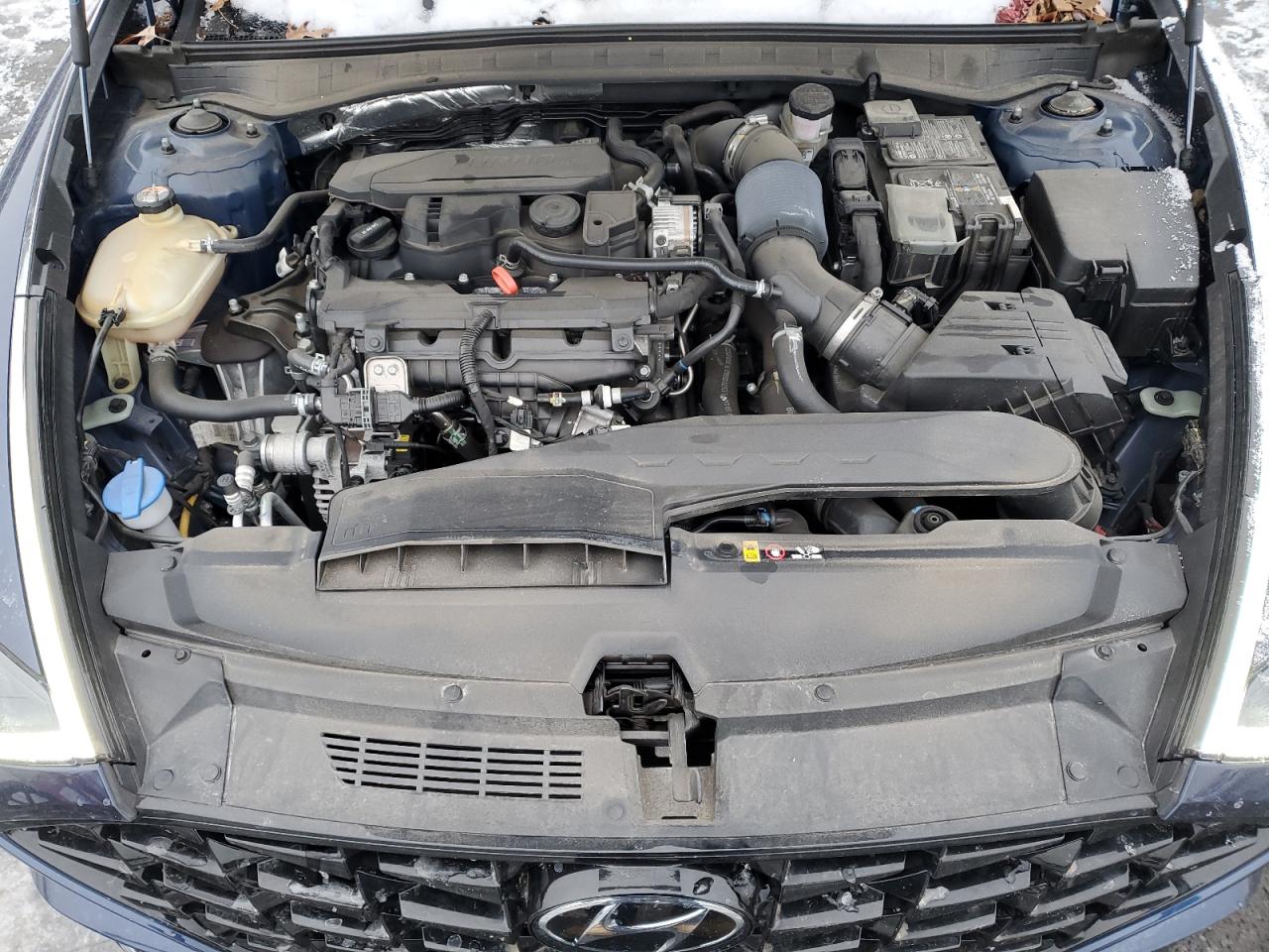 2021 Hyundai Sonata VIN 5NPEJ4J22MH102063 Copart auction photo, side / rear end damage thumbnail 11
