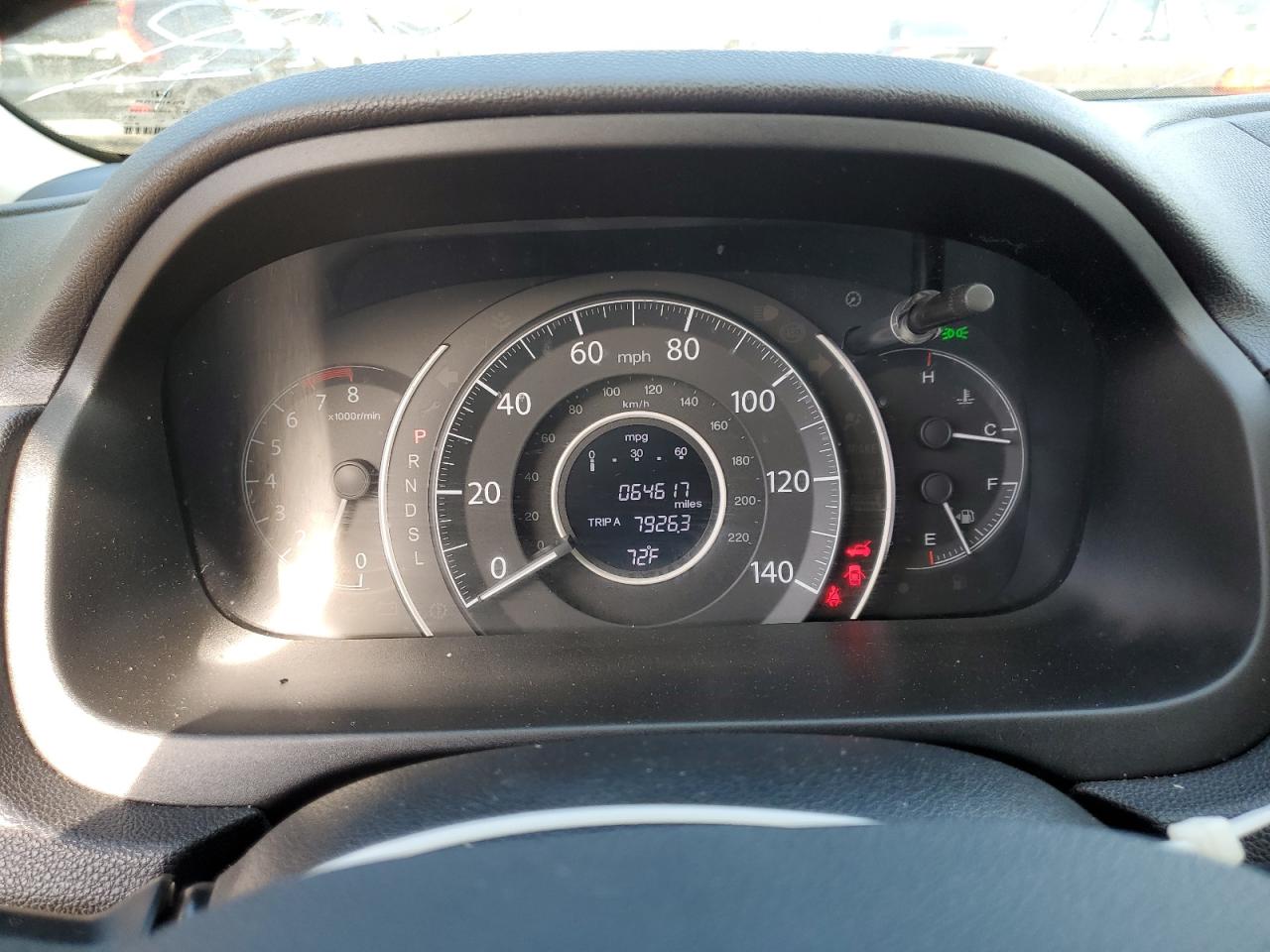 2016 Honda CR-V VIN 5J6RM3H45GL025516 Copart auction photo, water/flood / front end damage thumbnail 9