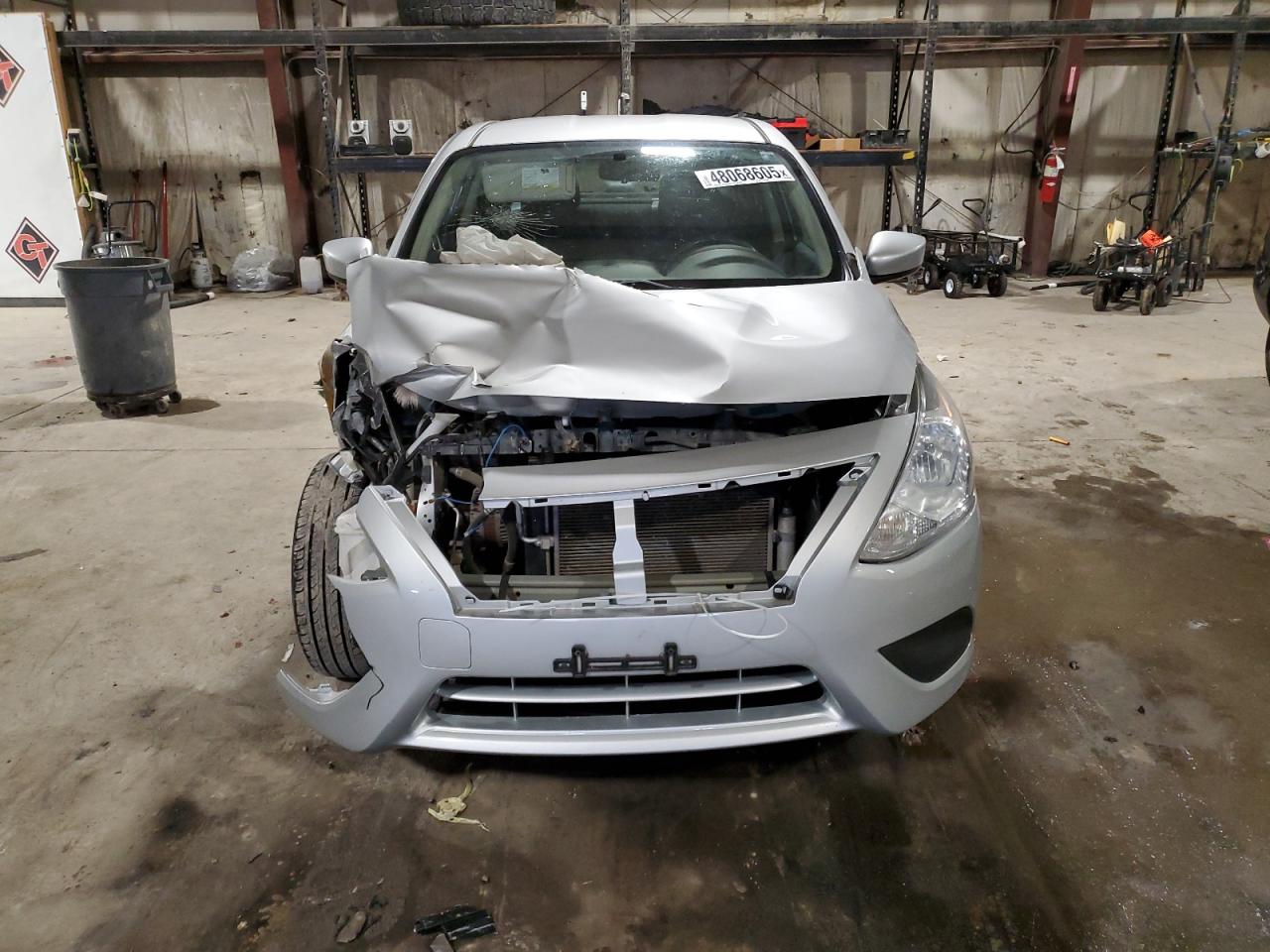 2016 Nissan Versa VIN 3N1CN7AP4GL884849 Copart auction photo, front end / minor dent/scratches damage thumbnail 5