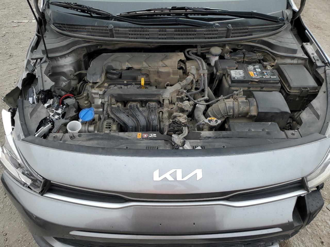2023 KIA Rio VIN 3KPA24AD1PE552714 Copart auction photo, front end / rear end damage thumbnail 13