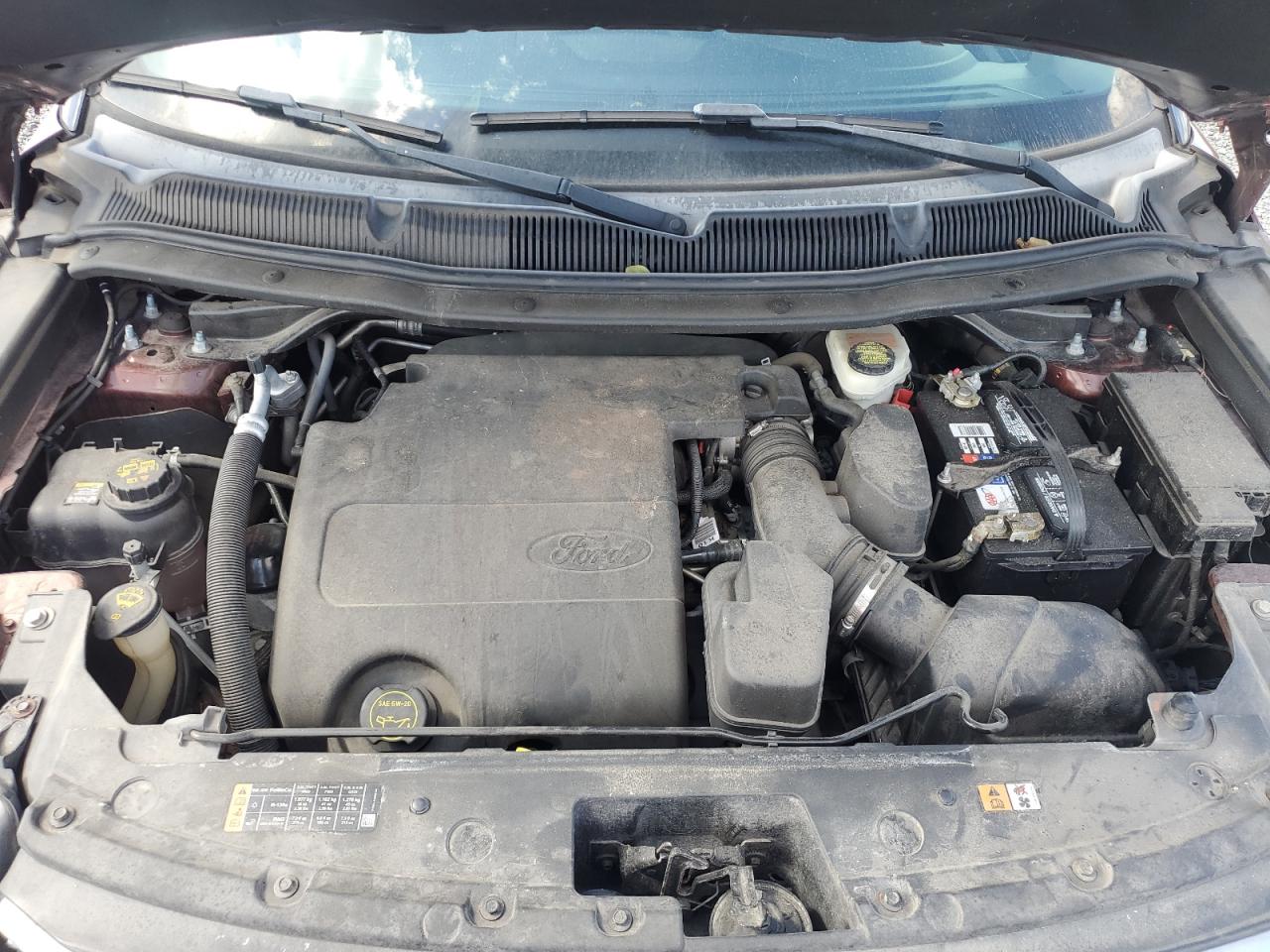 2016 Ford Explorer VIN 1FM5K8D84GGB77419 Copart auction photo, water/flood damage thumbnail 12
