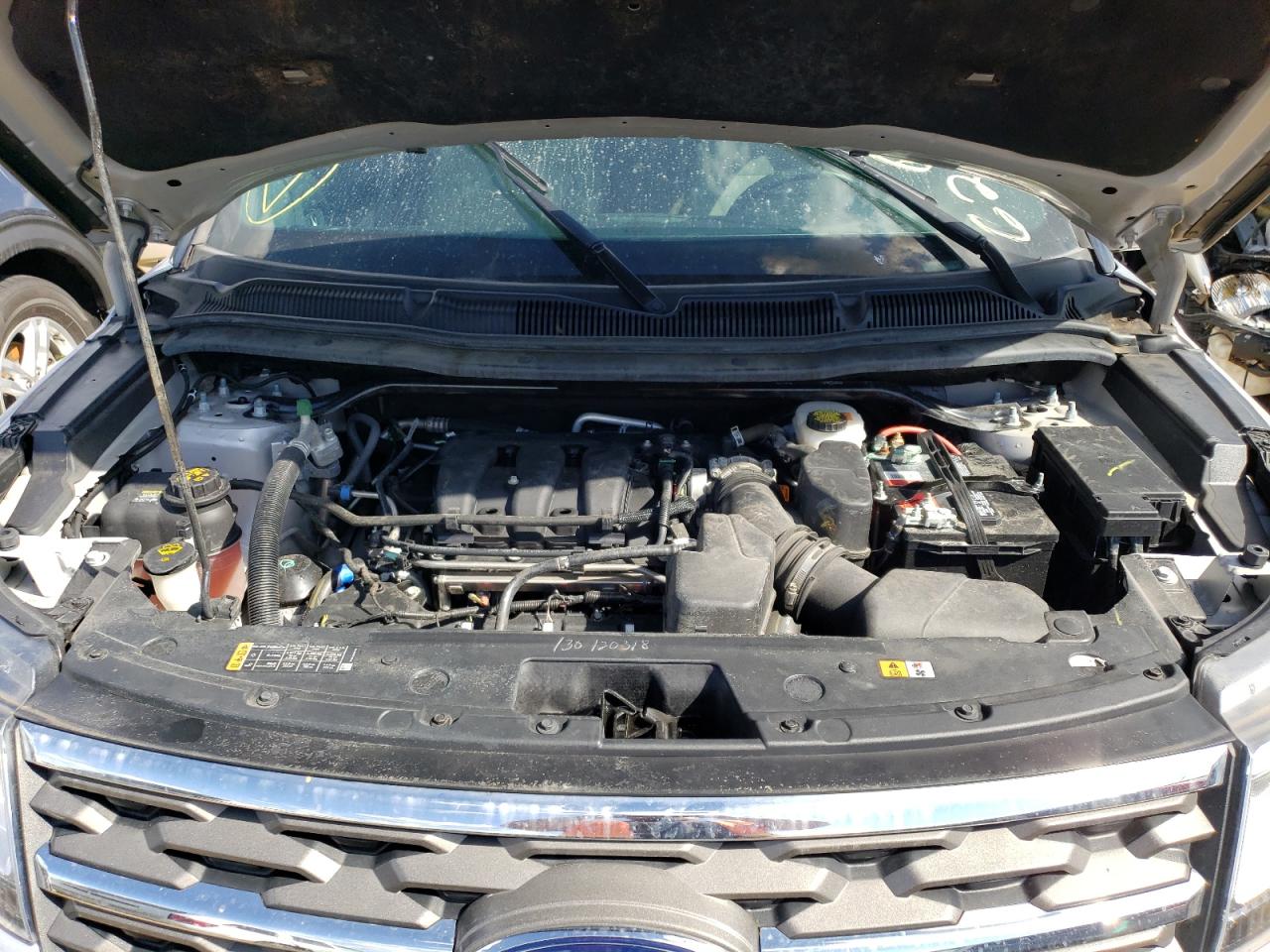 2019 Ford Explorer VIN 1FM5K7B89KGA45004 Copart auction photo, water/flood damage thumbnail 7