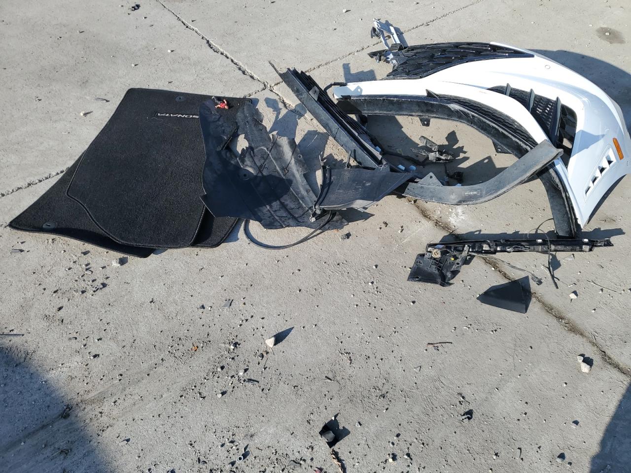 2021 Hyundai Sonata VIN 5NPEH4J25MH065103 Copart auction photo, front end damage thumbnail 14