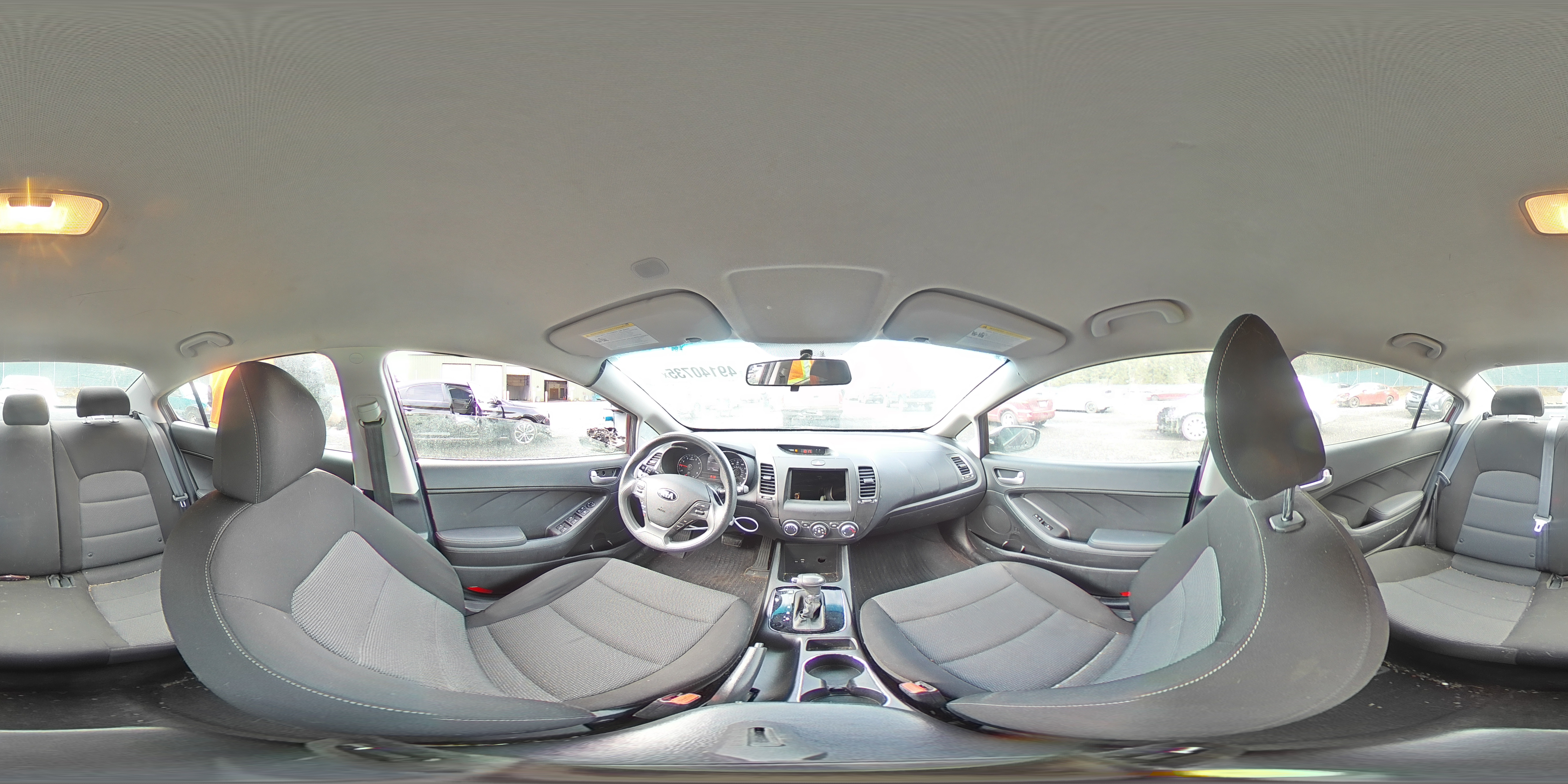 2017 KIA Forte VIN 3KPFK4A74HE076119 Copart auction photo, side / rear end damage thumbnail 13