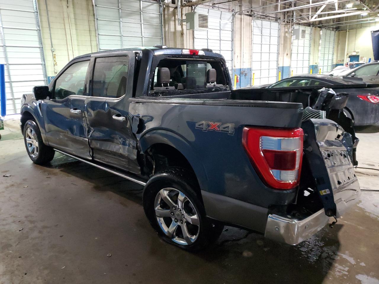 2022 Ford F-150 VIN 1FTFW1E84NFC02213 Copart auction photo, rear end / side damage thumbnail 2