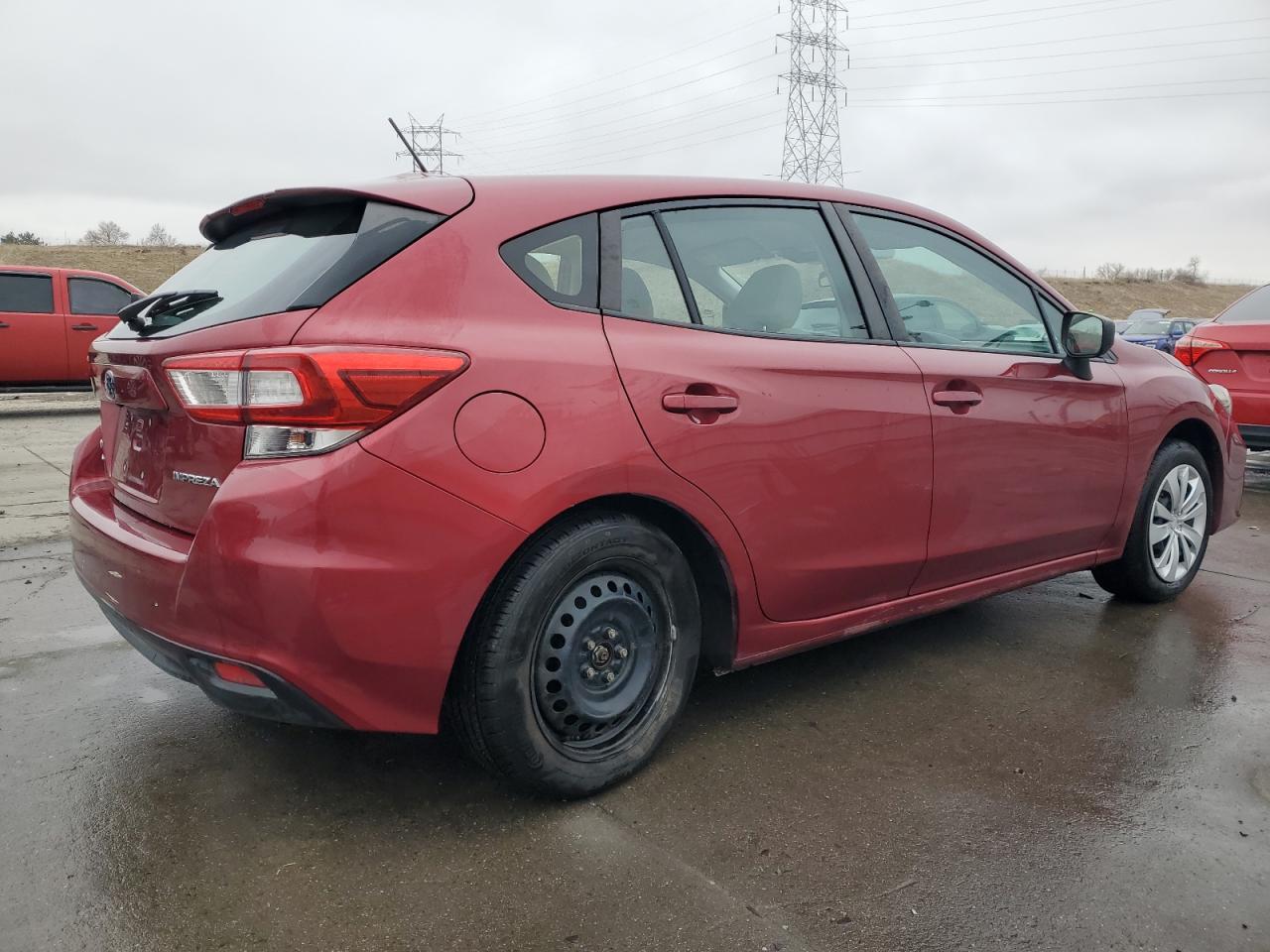 2019 Subaru Impreza VIN 4S3GTAA64K3721034 Copart auction photo, side / rear end damage thumbnail 3