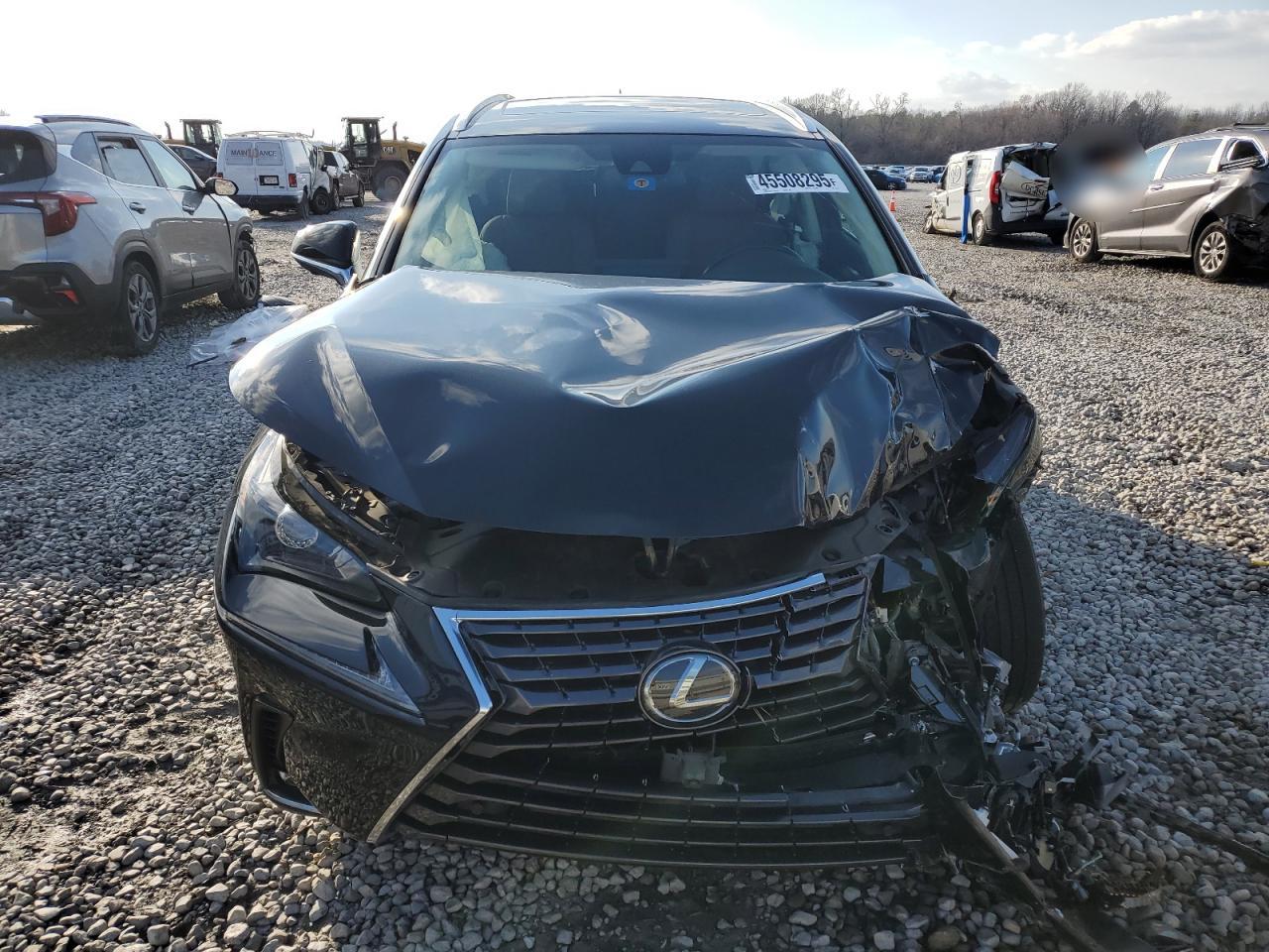 2020 Lexus NX VIN JTJGARBZ1L2178212 Copart auction photo, front end / side damage thumbnail 5