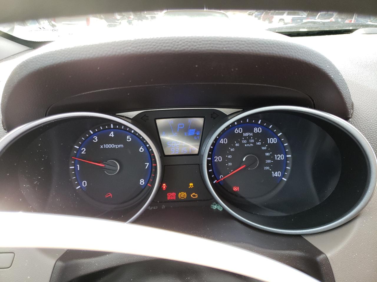 2014 Hyundai Tucson VIN KM8JT3AF3EU890134 Copart auction photo, side / front end damage thumbnail 9