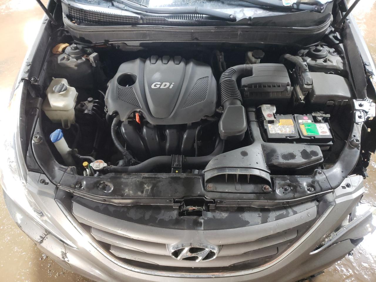 2014 Hyundai Sonata VIN 5NPEB4AC4EH830250 Copart auction photo, front end damage thumbnail 11