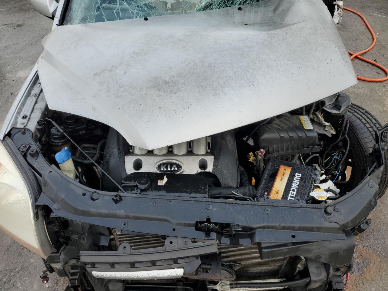 2006 KIA Sportage VIN KNDJF723467183471 Copart auction photo, front end / side damage thumbnail 12