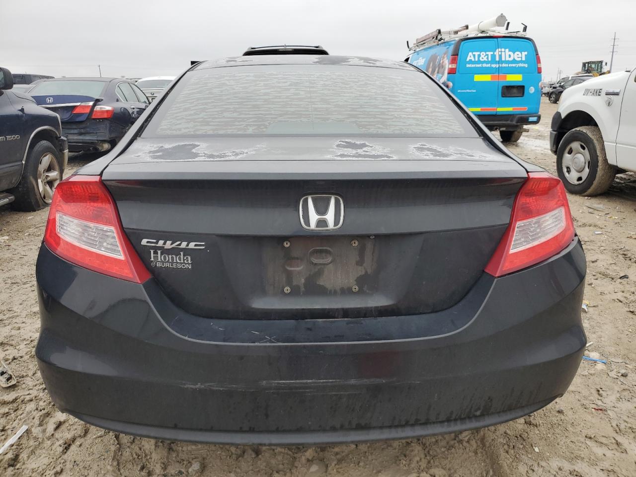 2013 Honda Civic VIN 2HGFG3B58DH507232 Copart auction photo, side / front end damage thumbnail 6