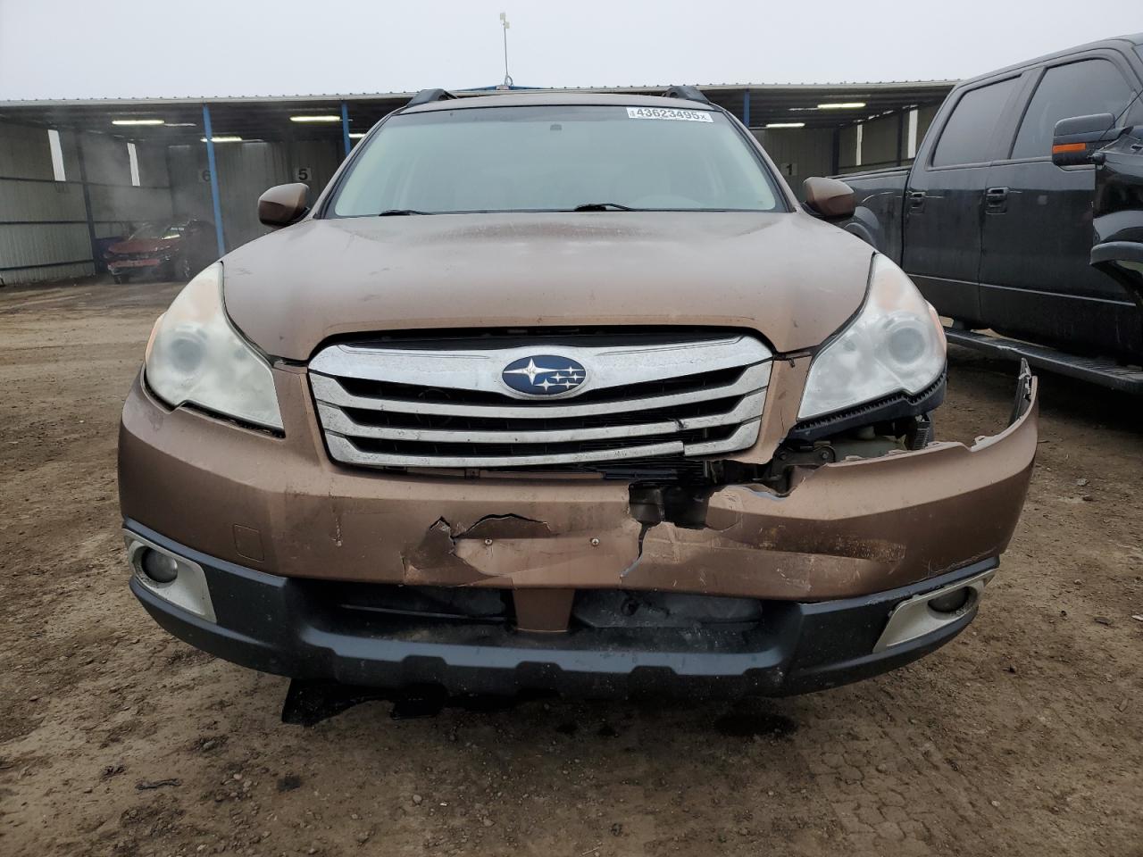 2012 Subaru Outback VIN 4S4BRBCC0C3300684 Copart auction photo, front end / rear end damage thumbnail 5