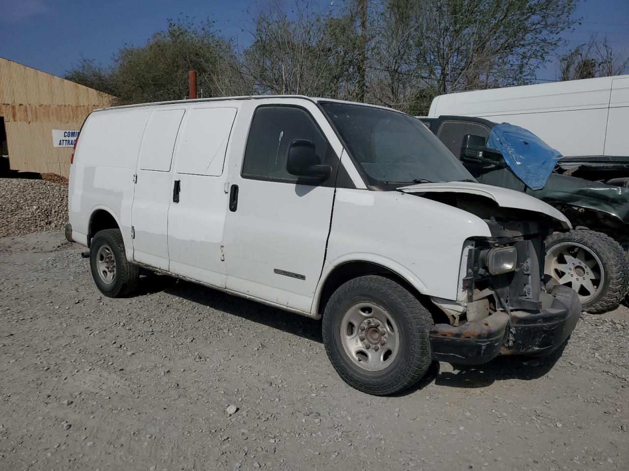 2006 GMC Savana VIN 1GTGG25V961219973 Copart auction photo, front end damage thumbnail 4
