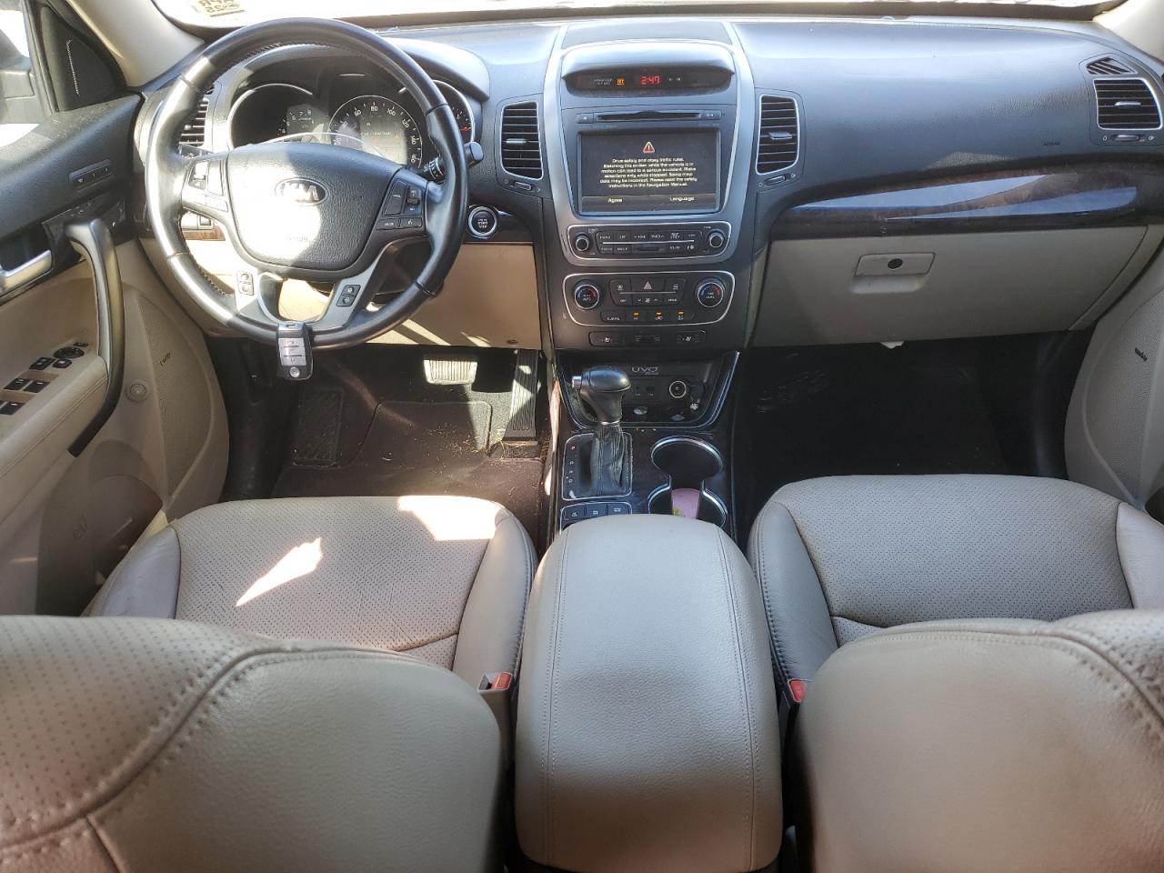 2014 KIA Sorento VIN 5XYKU4A77EG514378 Copart auction photo, front end / minor dent/scratches damage thumbnail 8