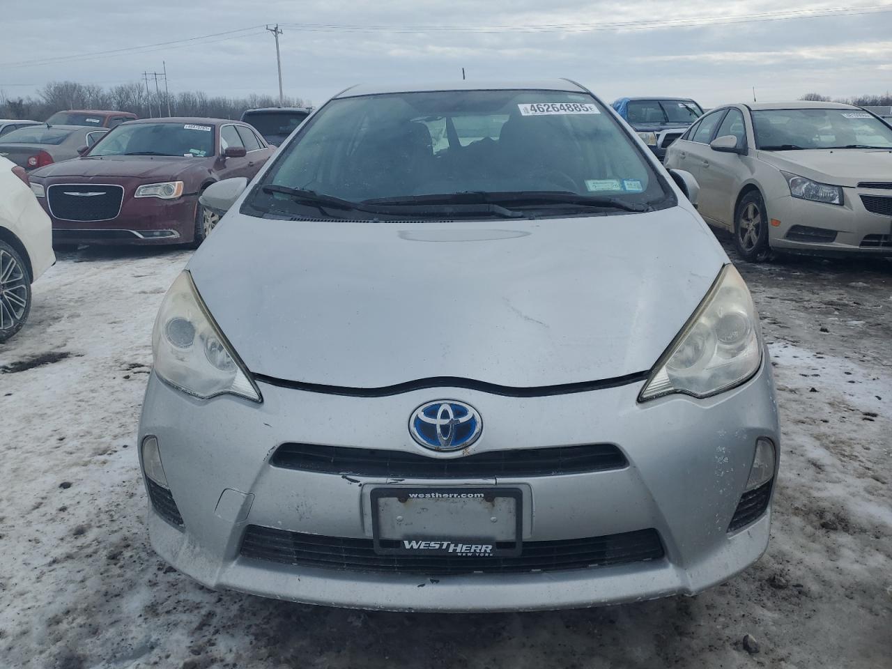 2014 Toyota Prius VIN JTDKDTB36E1566879 Copart auction photo, undercarriage damage thumbnail 5