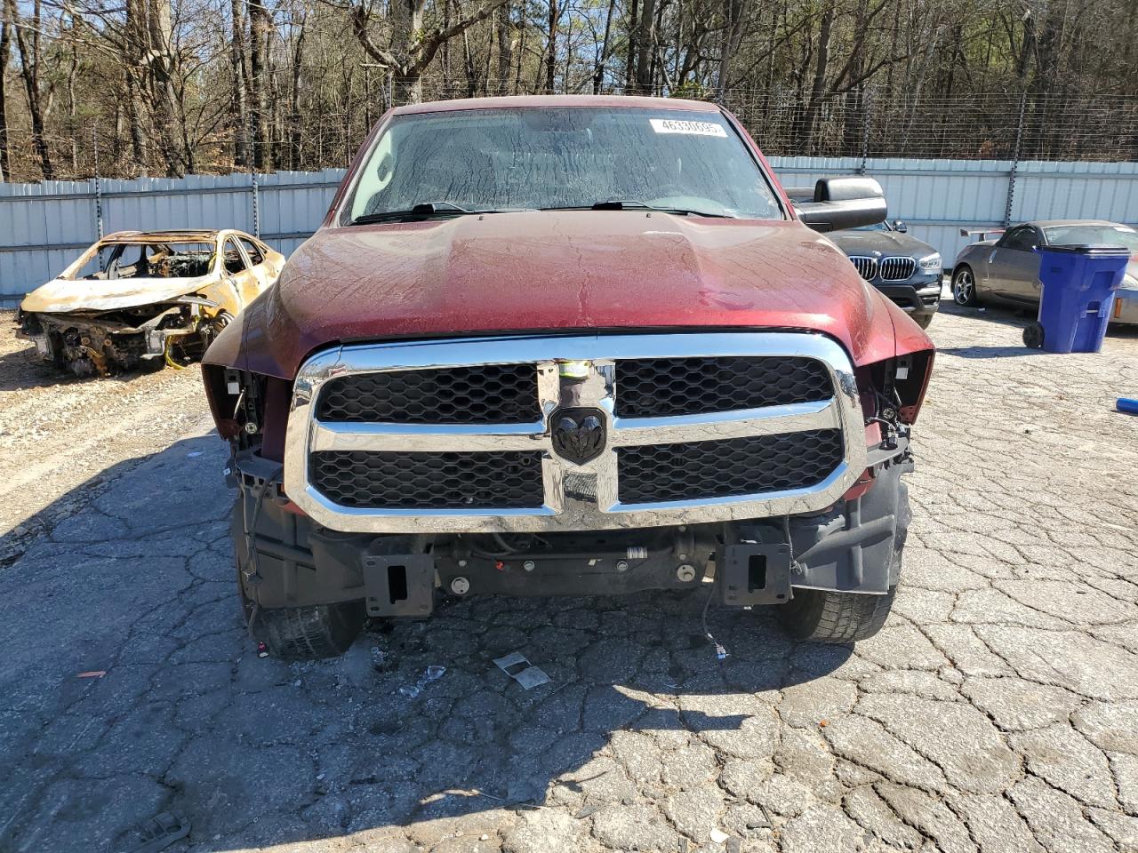 2020 RAM 1500 VIN 3C6RR6KT7LG152176 Copart auction photo, front end / mechanical damage thumbnail 5