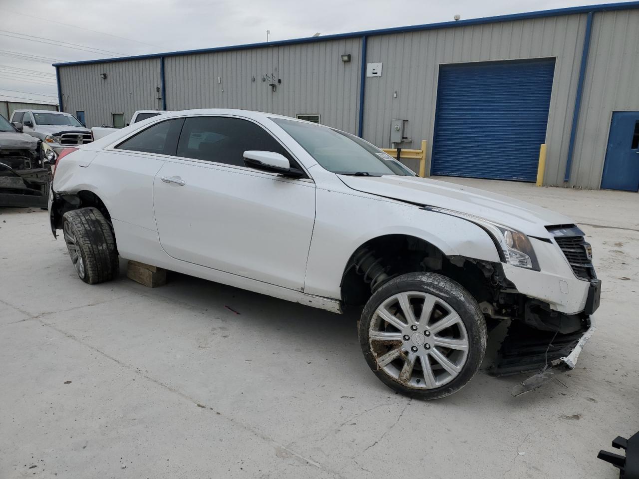 2019 Cadillac ATS VIN 1G6AA1RX2K0105720 Copart auction photo, side / front end damage thumbnail 4