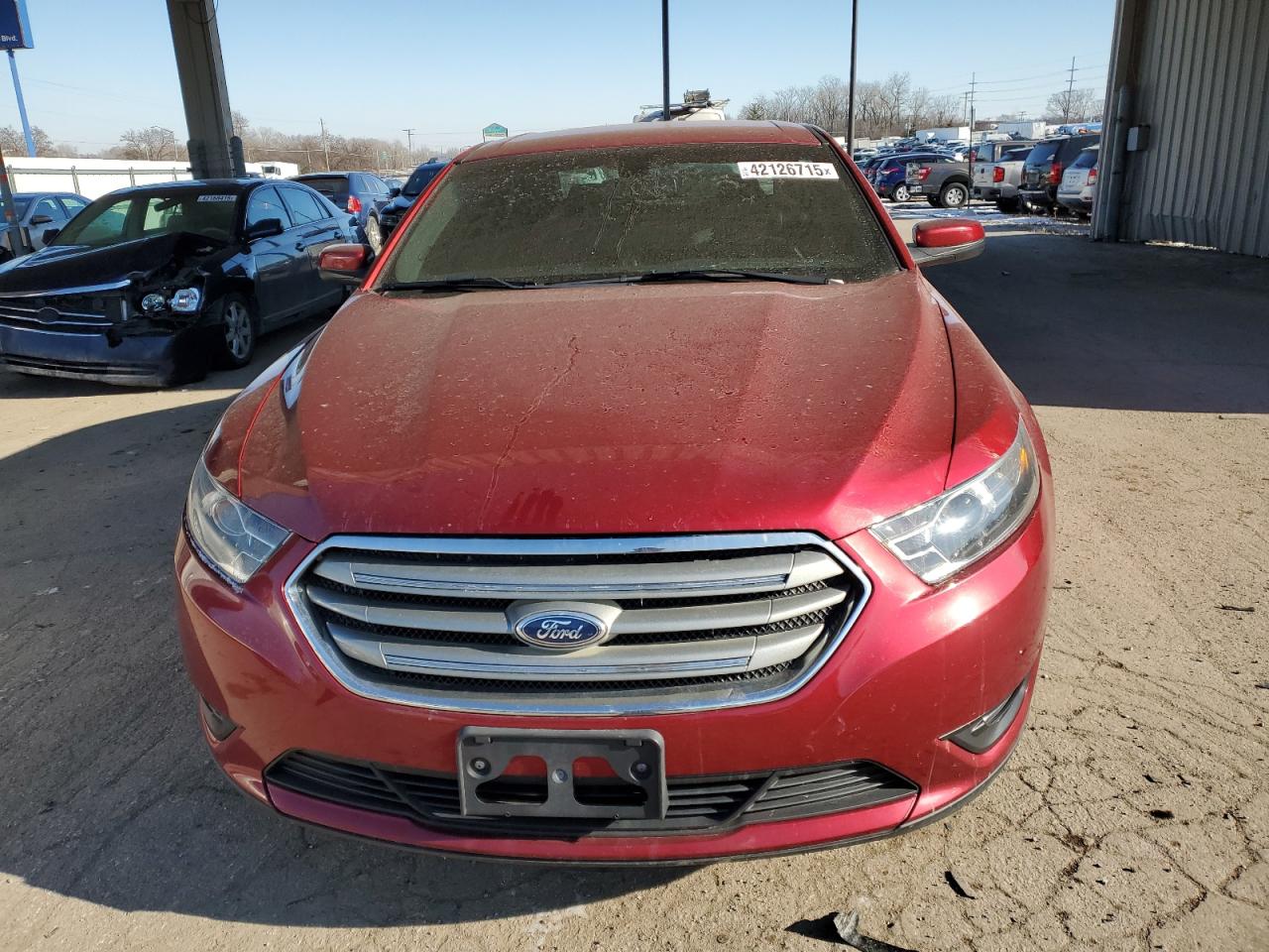 2015 Ford Taurus VIN 1FAHP2E83FG143765 Copart auction photo, undercarriage damage thumbnail 5