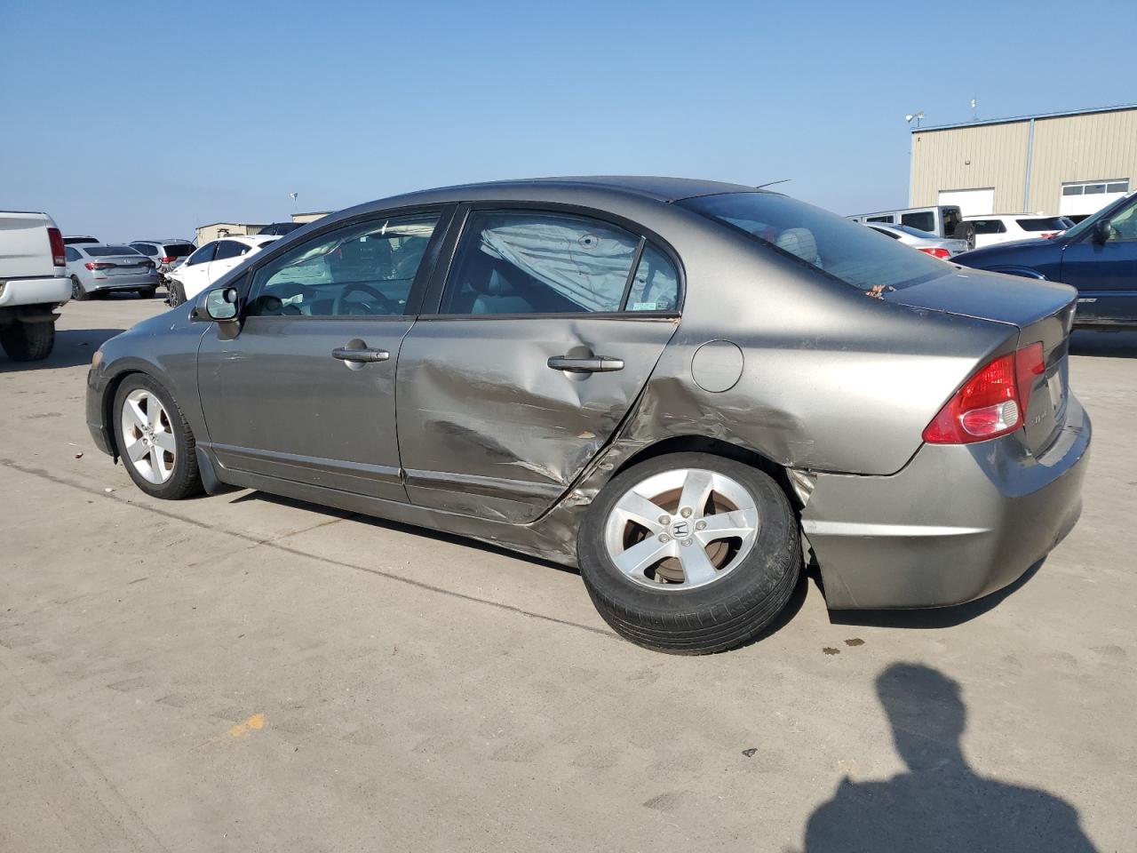 2007 Honda Civic VIN 1HGFA16537L077746 Copart auction photo, side damage thumbnail 2