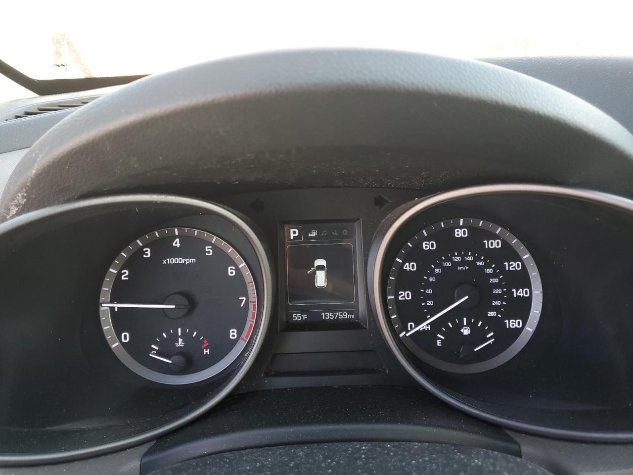 2017 Hyundai Santa Fe VIN 5NMZU3LB5HH002350 Copart auction photo, front end / side damage thumbnail 9