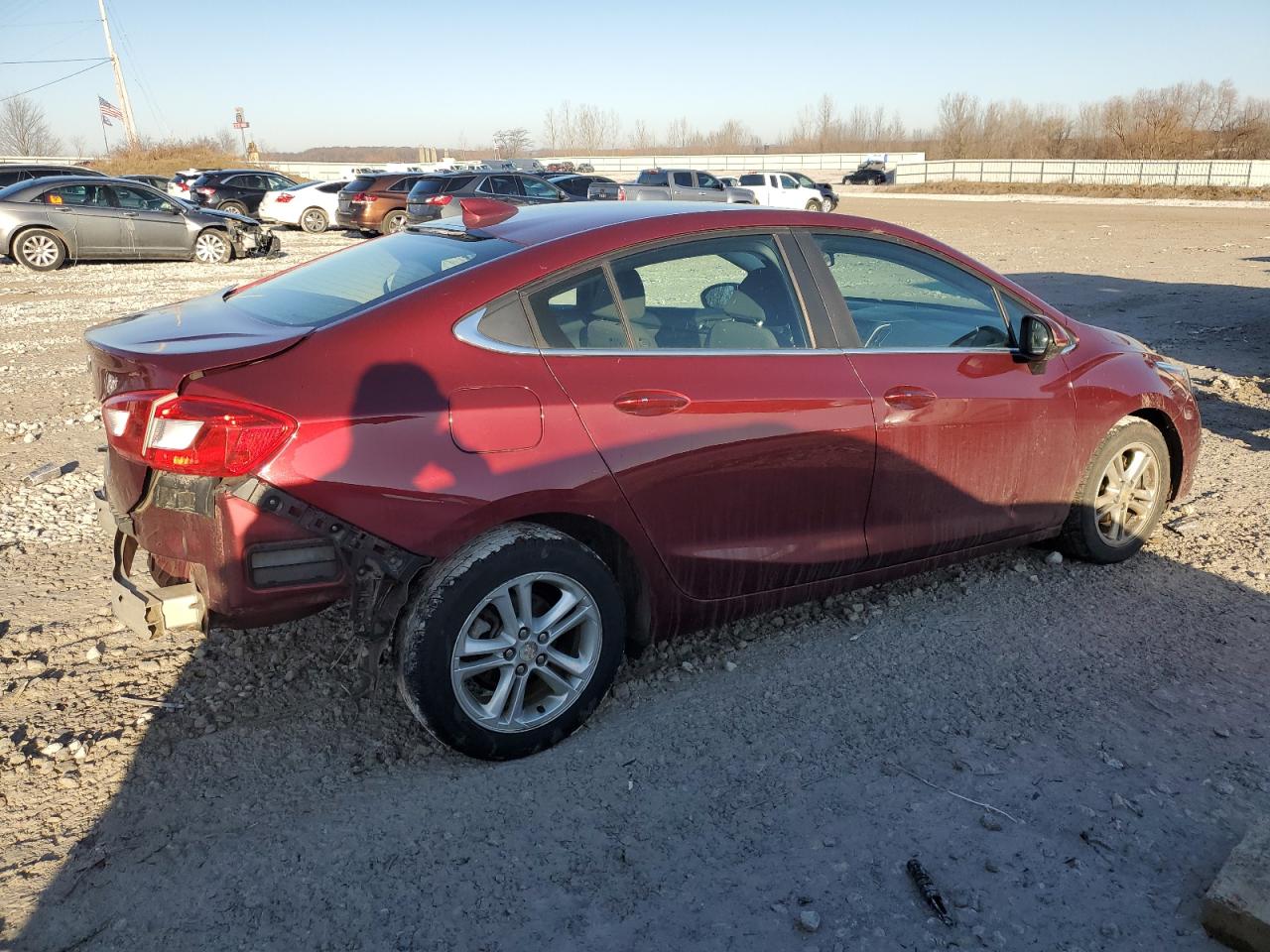 2016 Chevrolet Cruze VIN 1G1BE5SM9G7241203 Copart auction photo, rear end damage thumbnail 3