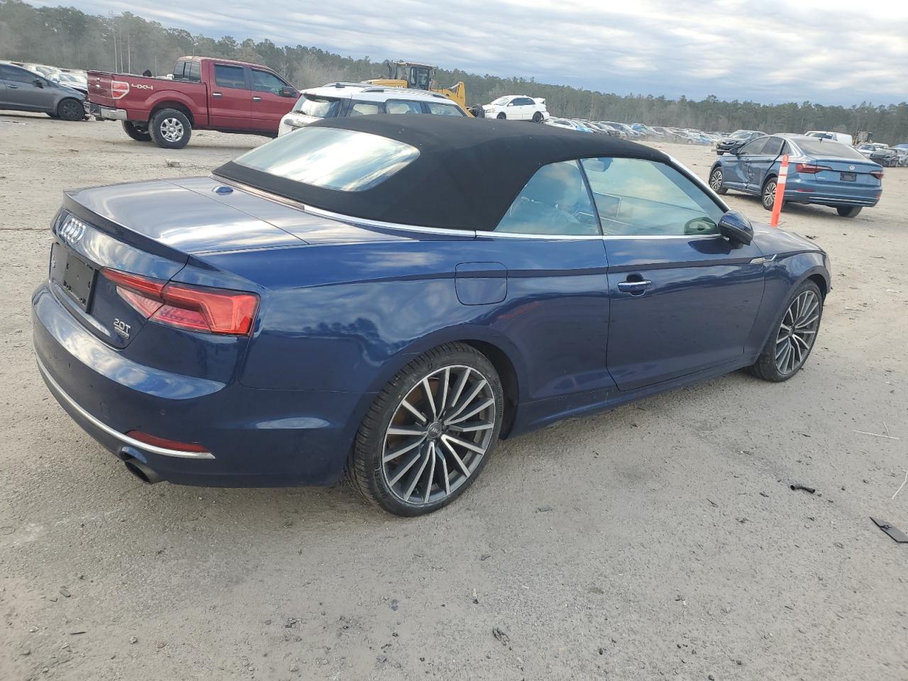 2018 Audi A5 VIN WAU2NGF54JN003071 Copart auction photo, front end damage thumbnail 3