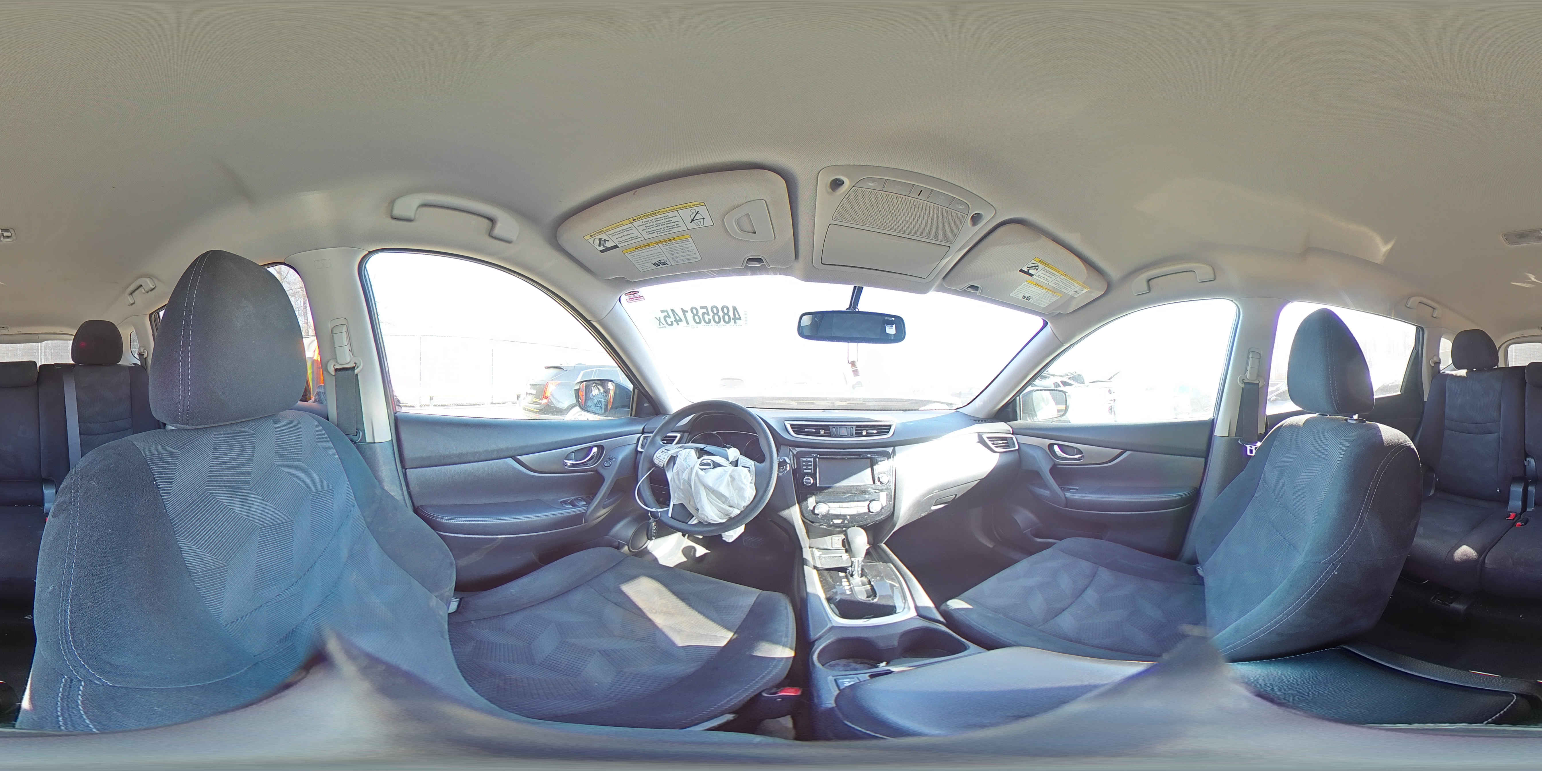 2015 Nissan Rogue VIN 5N1AT2MV9FC918782 Copart auction photo, front end / mechanical damage thumbnail 14