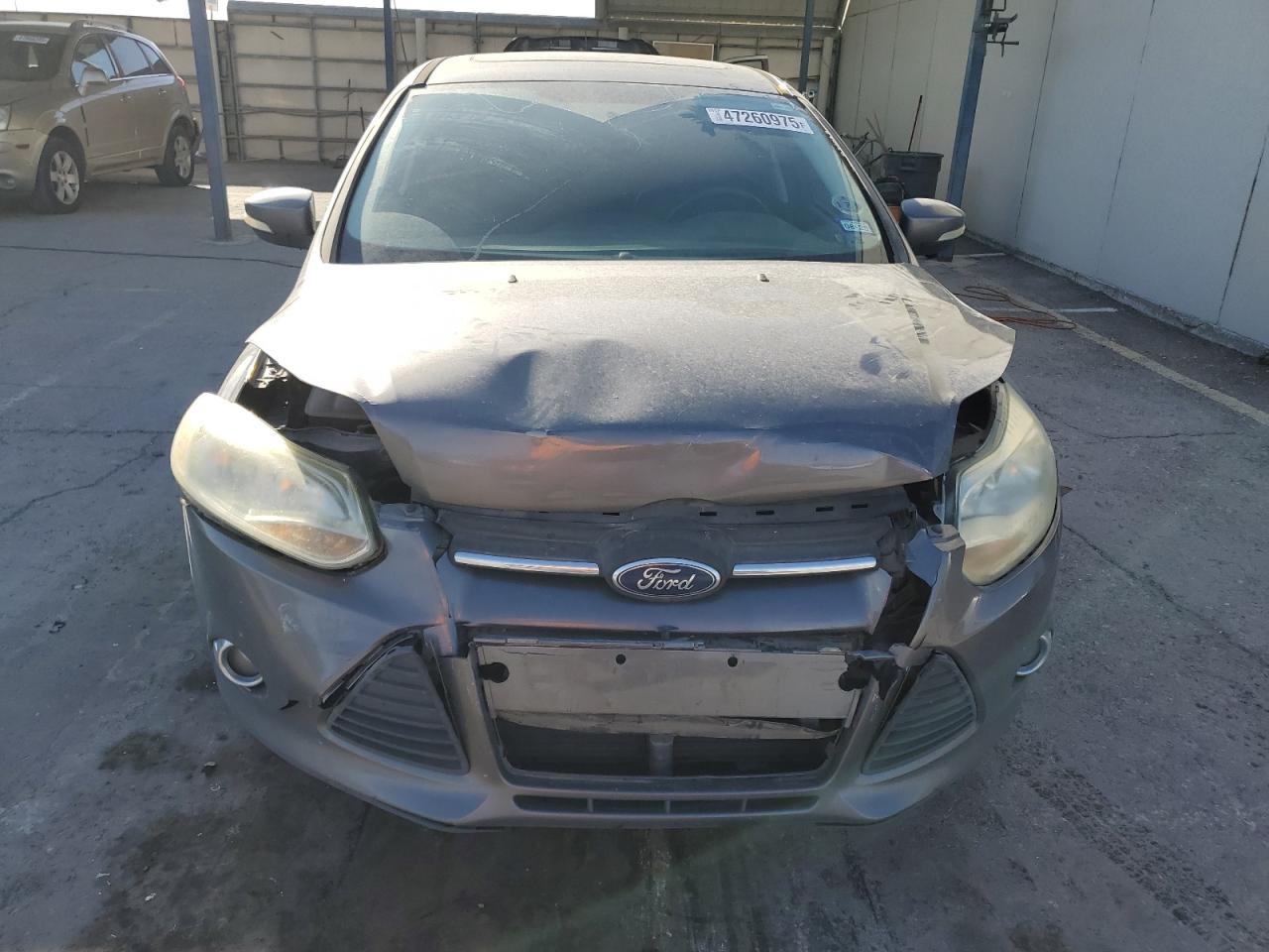 2013 Ford Focus VIN 1FADP3F2XDL176880 Copart auction photo, front end damage thumbnail 5